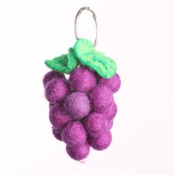 Grape Cluster Key Ring