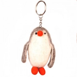Polar Penguin Key Chain