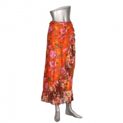 Vintage Flower Wrap Skirt