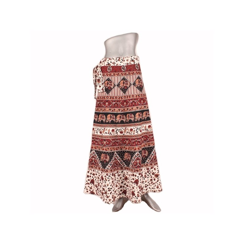 Cotton Skirt | Price: US$7 | Cotton Garments | Skirt - Cotton, Material:  Nepali Cotton