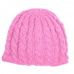 Cable Knit Wool Cap