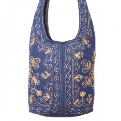 Floral Embroidery Jogi Bag