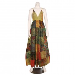Bohemian Patchwork Gown