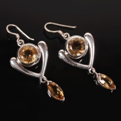 Heart Of Citrine Silver...