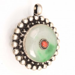 Green Stone Handcrafted Amulet
