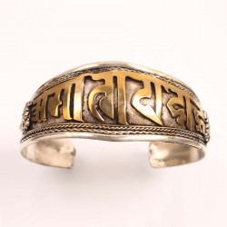 Tibetan Om Mane Cuff Bracelets