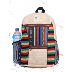 Multicolored Hemp Backpack
