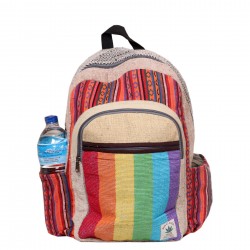 Rainbow Designed Hemp Bag