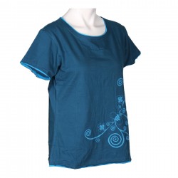 Printed Blue T-shirt for...