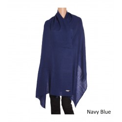 Navy Blue Cosy Cashmere Shawls