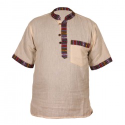 Short Sleeve Tibetan Shirt