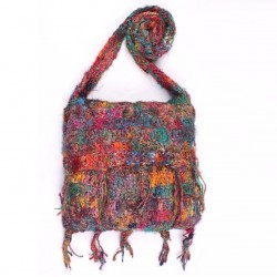 Tassel Fringe Silk Bag