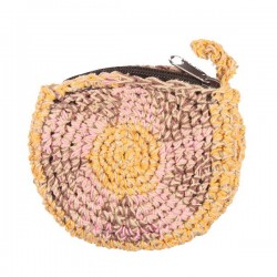 Spiral Knitted Coin Pouch