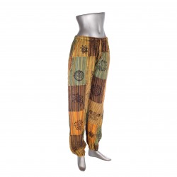 Buy Overdyed Patchwork Trousers Yoga Harem Pants Online
