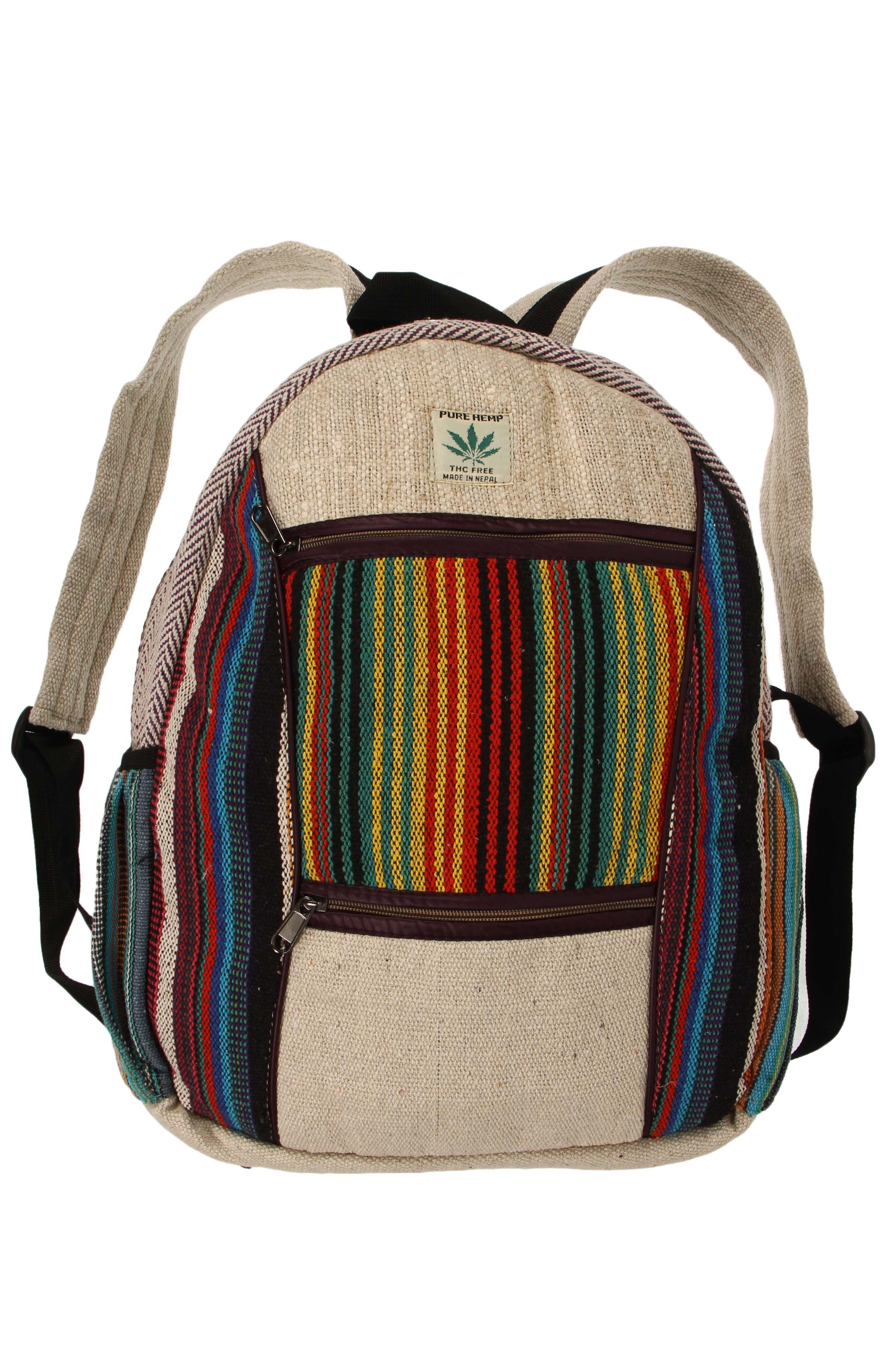 Score Eco-Conscious Style with Trendy Hemp Backpacks from Nepal